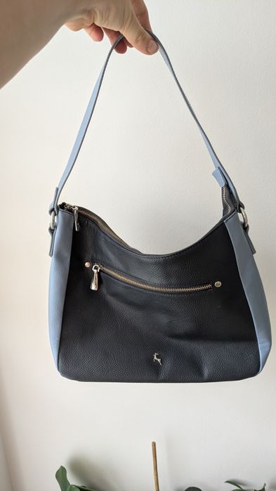 Torebka na ramię skóra naturalna