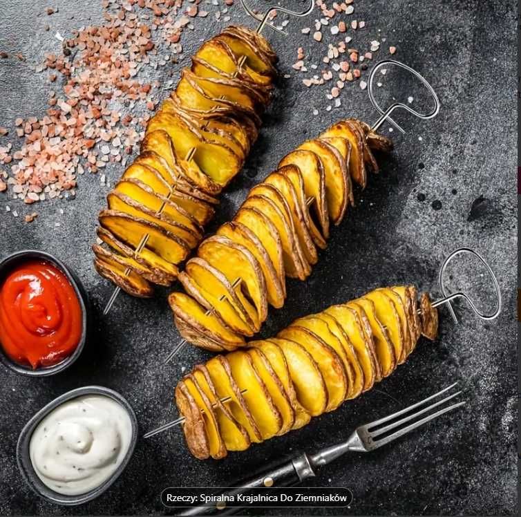MASZYNKA Do Zakręconych Chipsów Frytek Do Obierania Ziemniaków Owoców