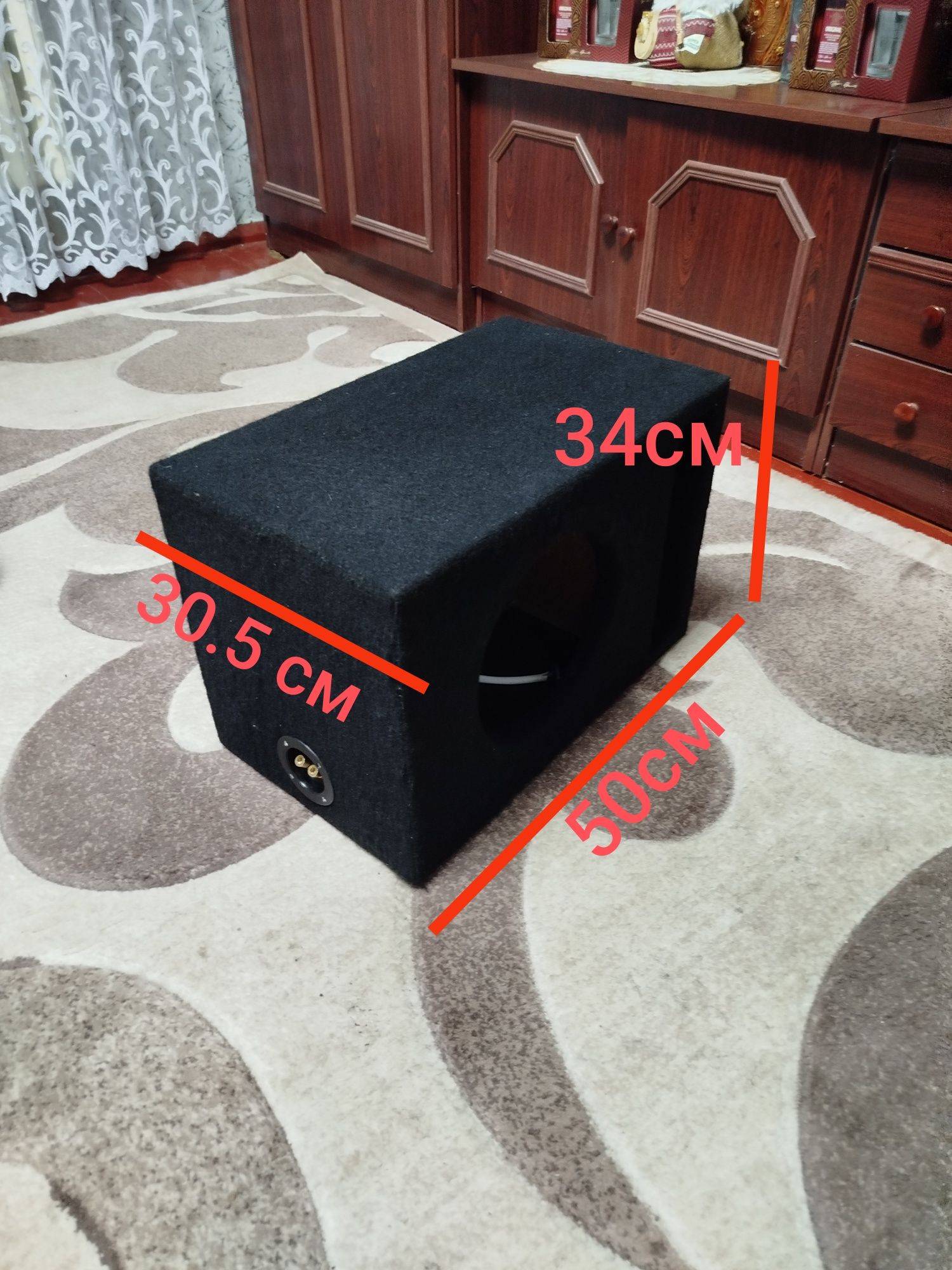 Короб под сабвуфер 10" 37герц