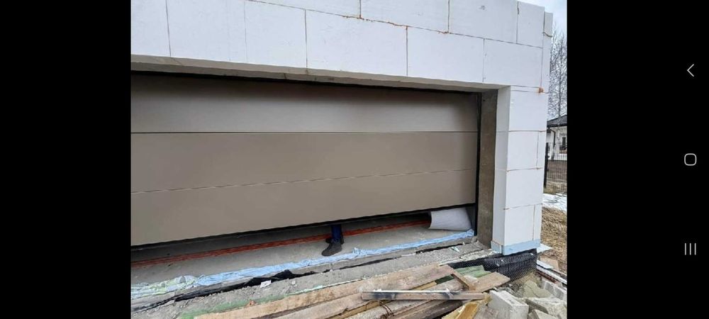 Brama garażowa Wiśniowski 5000 x 2250 kolor ral 7006