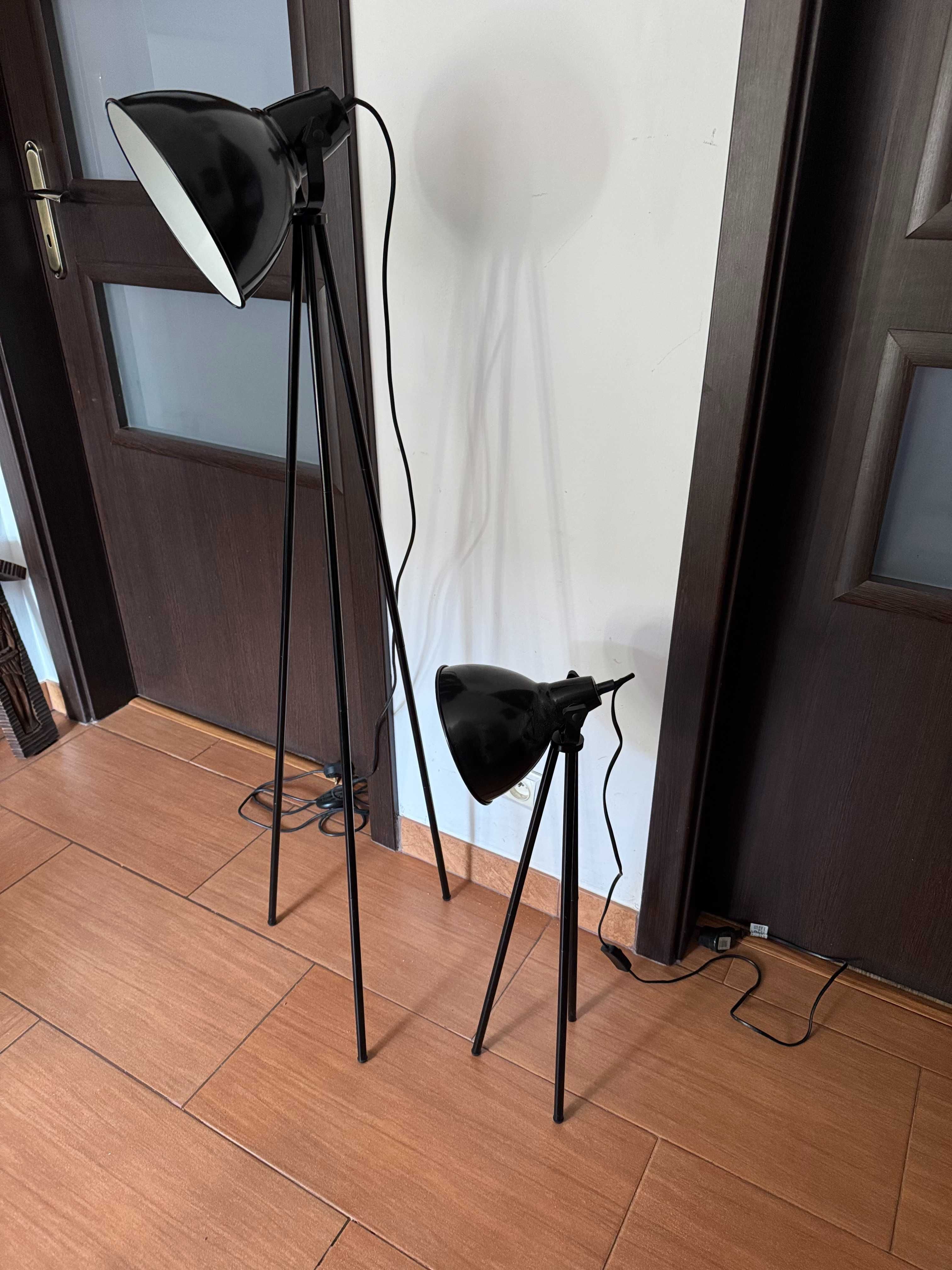 2 lampy podłogowe designerskie