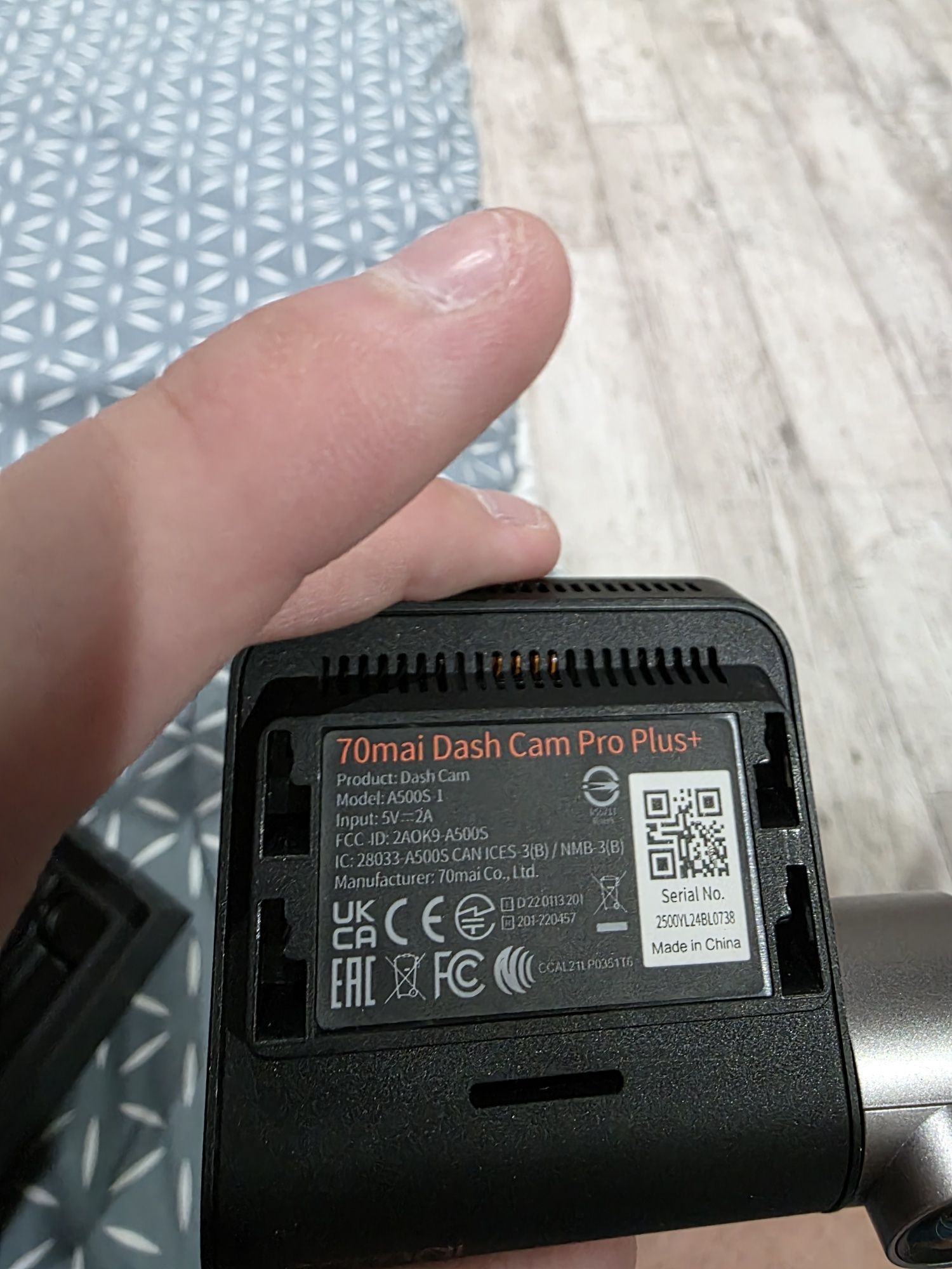 Wideorejestraor 70mai dash cam pro+