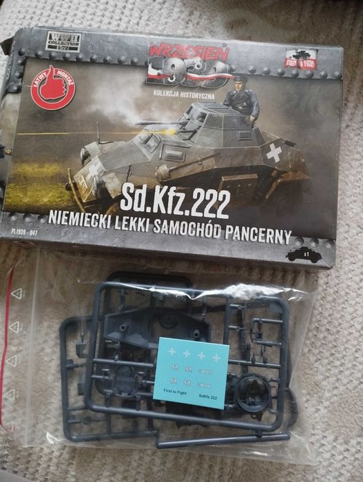Sd kfz 222 first to fight 1:72 wrzesień 1939