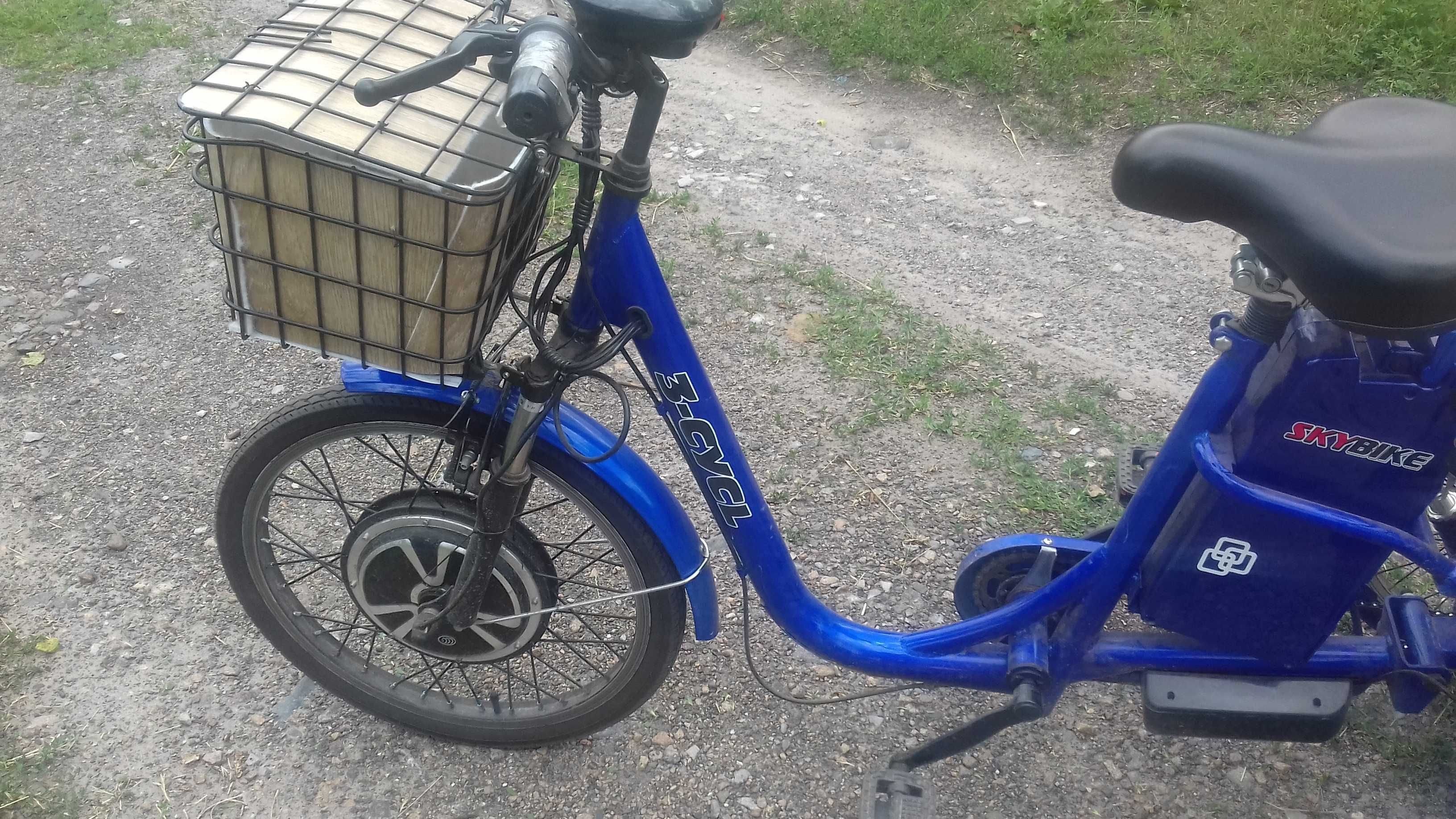 Електровелосипед SKYBIKE 3-CYCL (350W-36V) синій