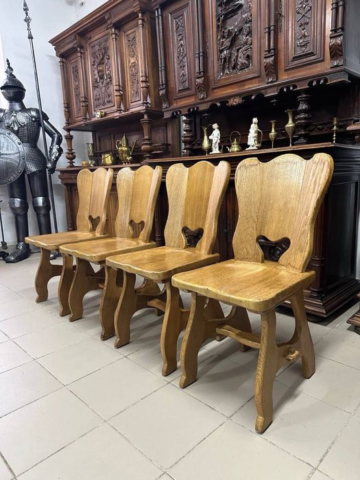 Стільці дерево масив стулья дуб 2968