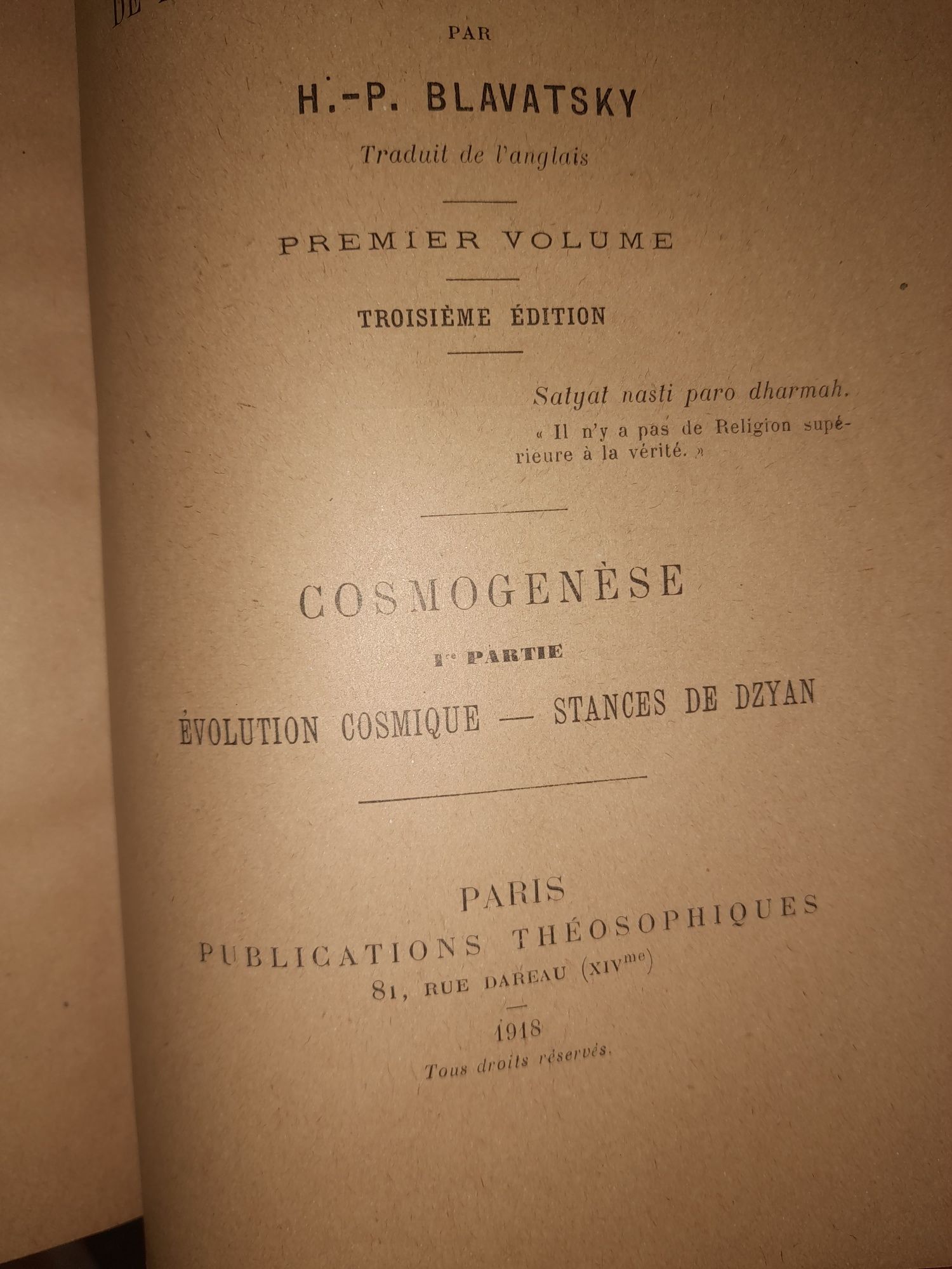 A doutrina secreta de Helena Blavatsky de 1918 6 volumes