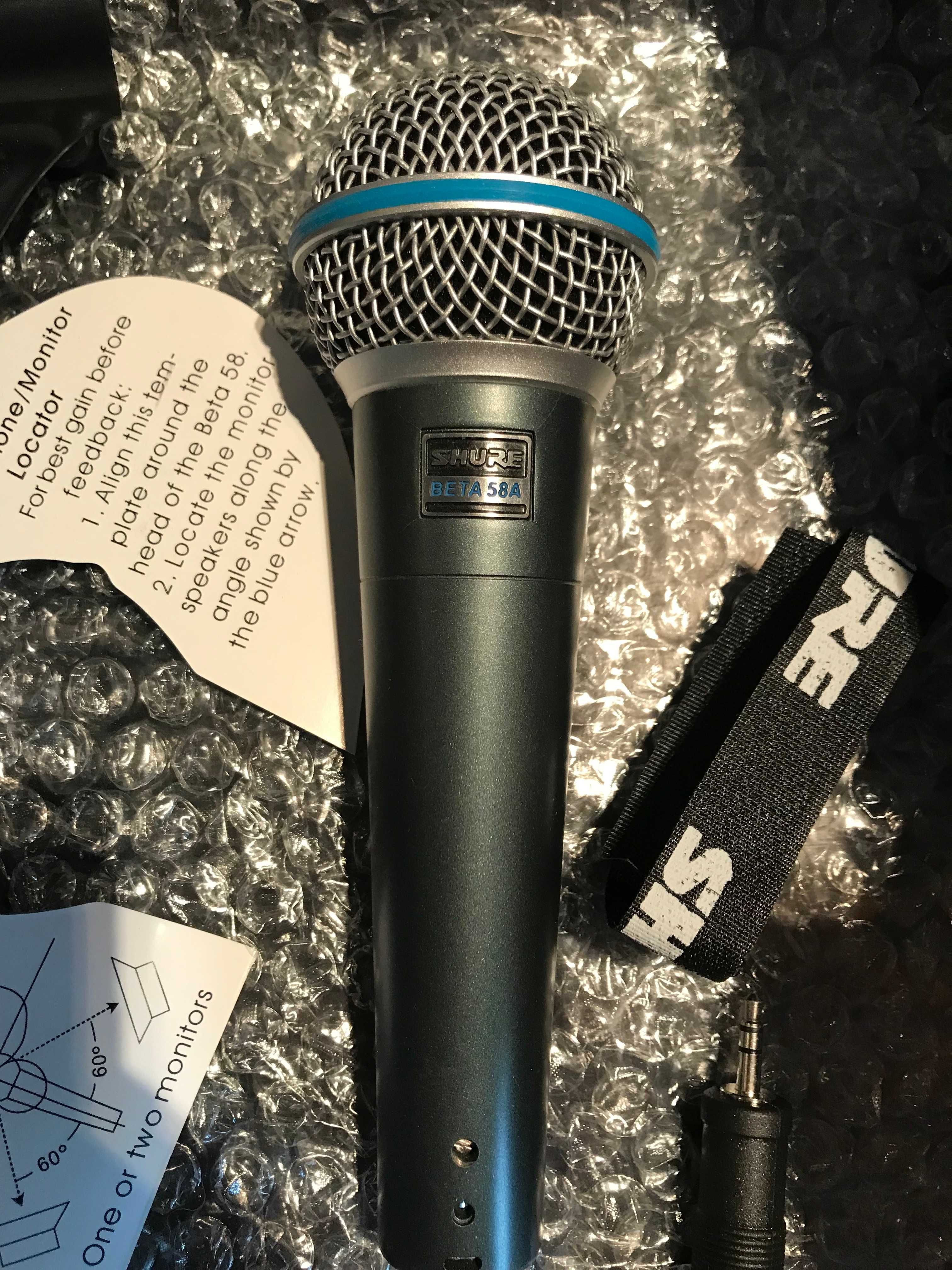 Мікрофон Shure Beta 58A (новий, оригінал, США)