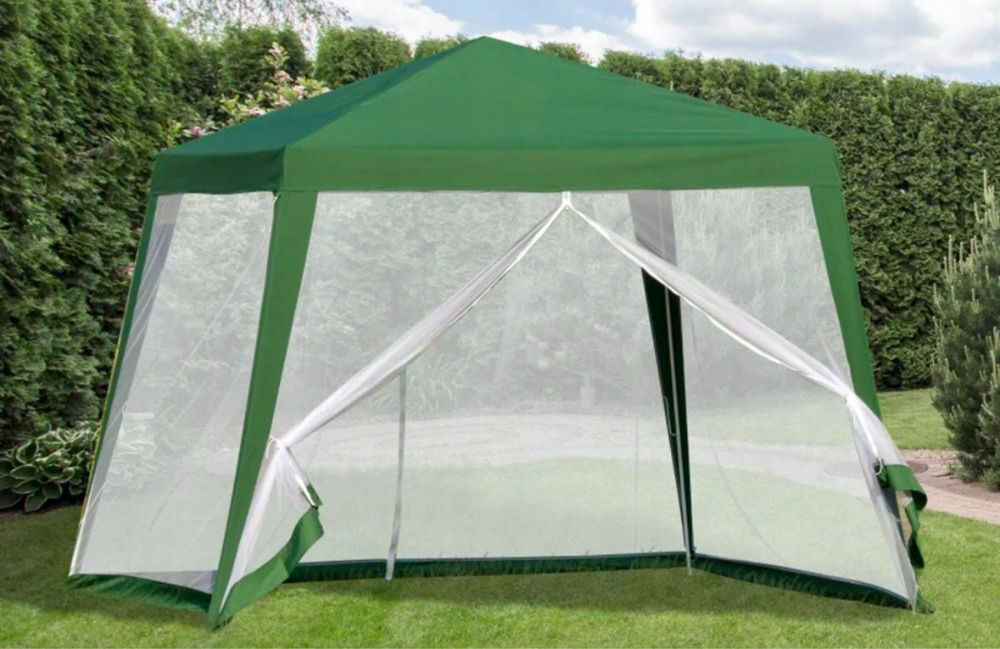 Pawilon Namiot Ogrodowy Altana 3x3m Moskitiera Wodoodporny na Taras