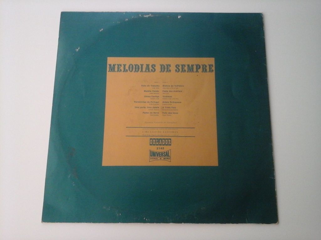 Melodias de Sempre 3 - Disco LP em vinil