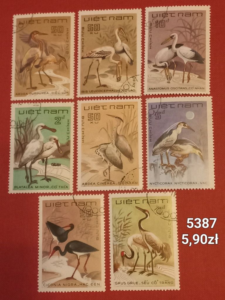 Znaczki pocztowe- fauna/Wietnam 2