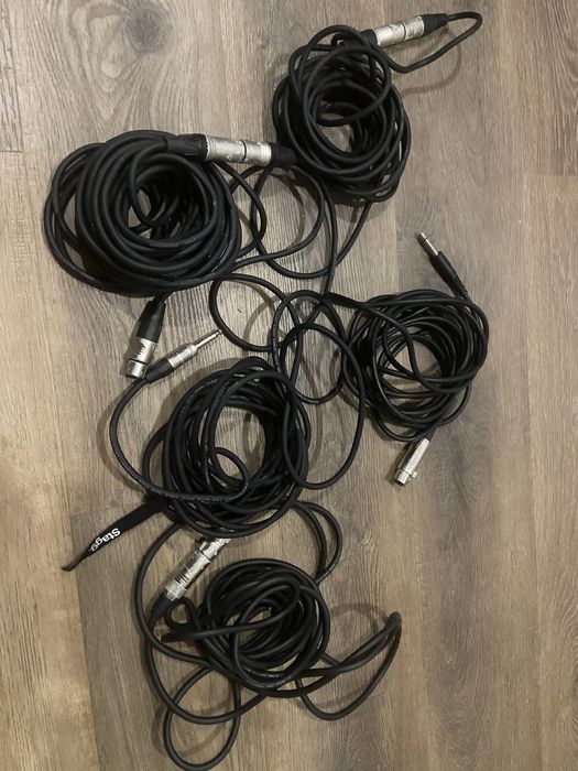 Cabos STAGG profissionais de 6metros para instrumentos musicais