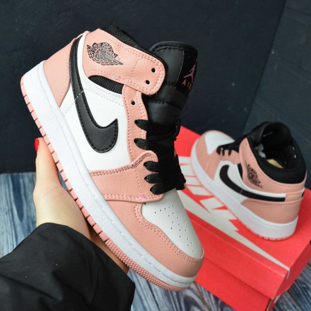 Жіночі кросівки Nike Air Jordan retro Pink White женские кросовки найк