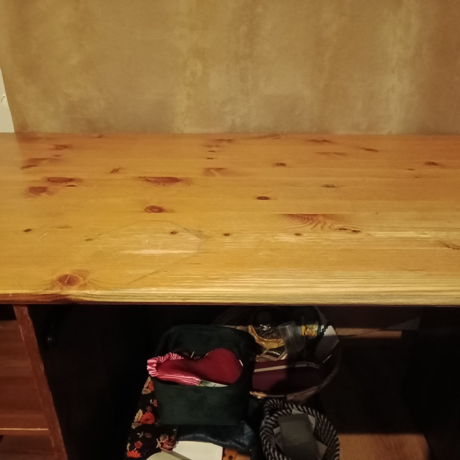 Biurko sosnowe ikea