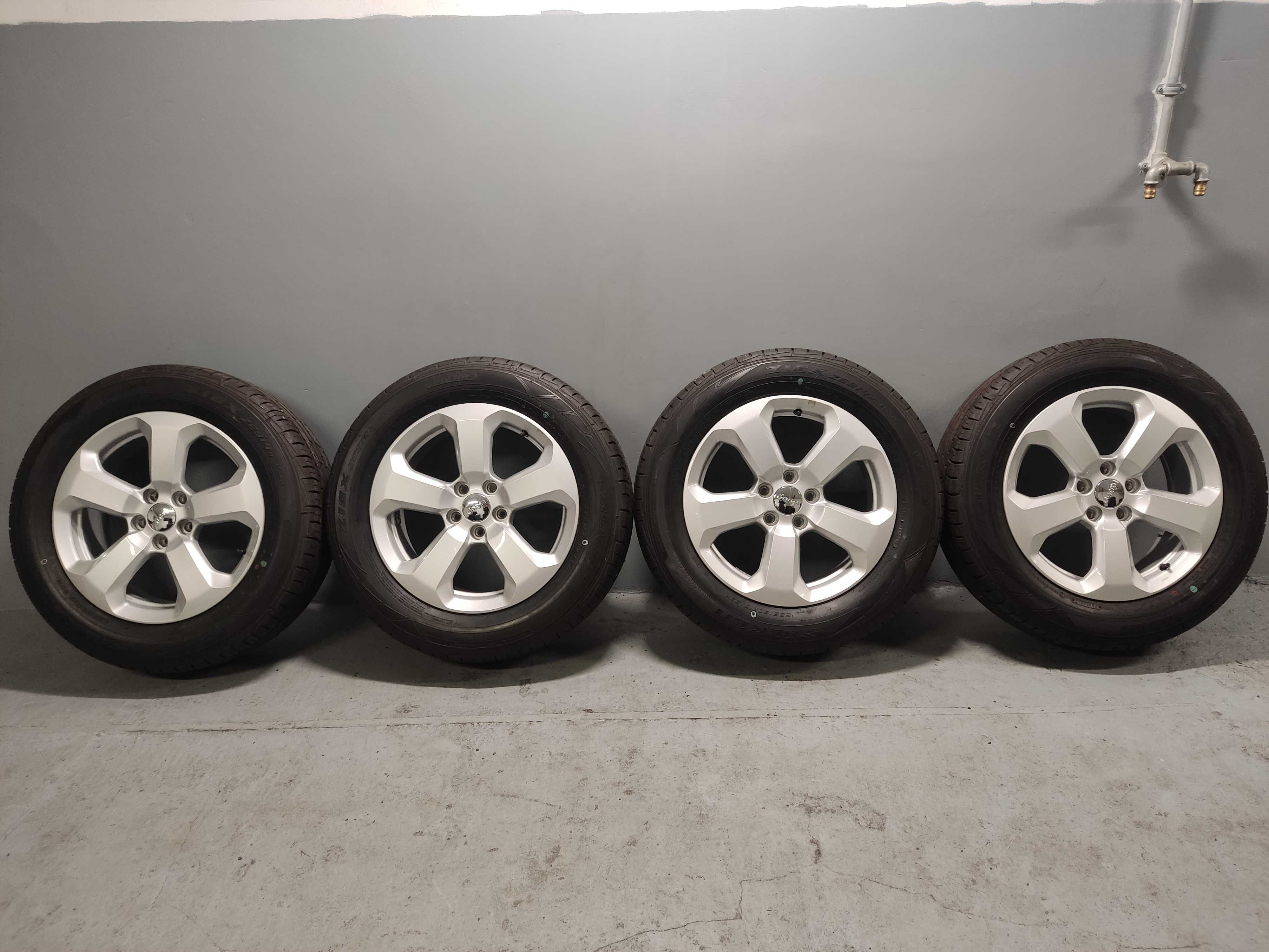 Koła alu 17 Jeep Compass Renegade, 5x110, 225/60R17 Falken, NOWE