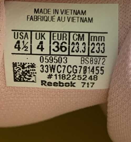 Кросівки жіночі Reebok. Р-р 35-36, 233 мм. Нові