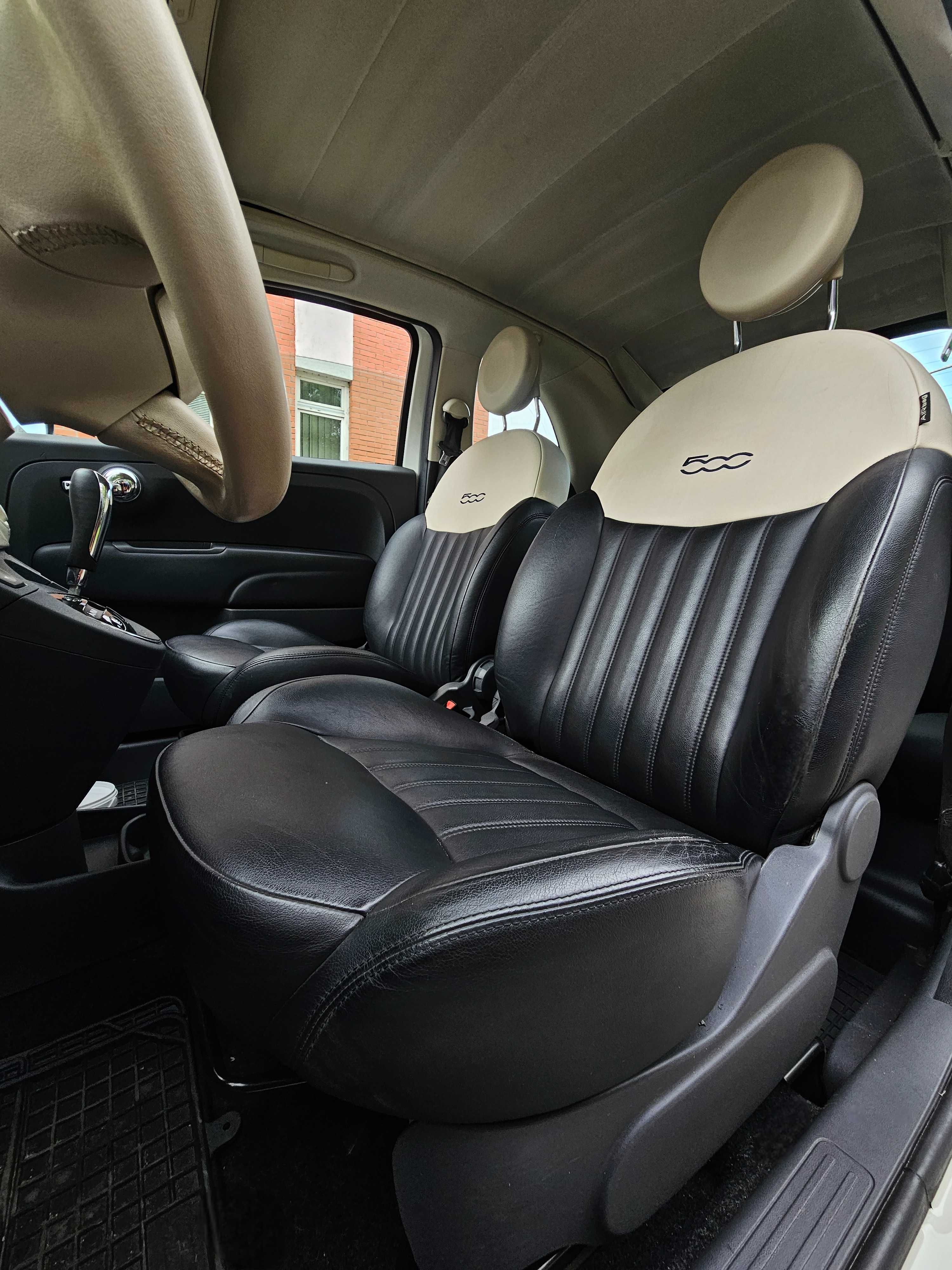 Fiat 500 Cabrio Automat 2014r 1.2 Benzyna z klimatyzacją 96.000km