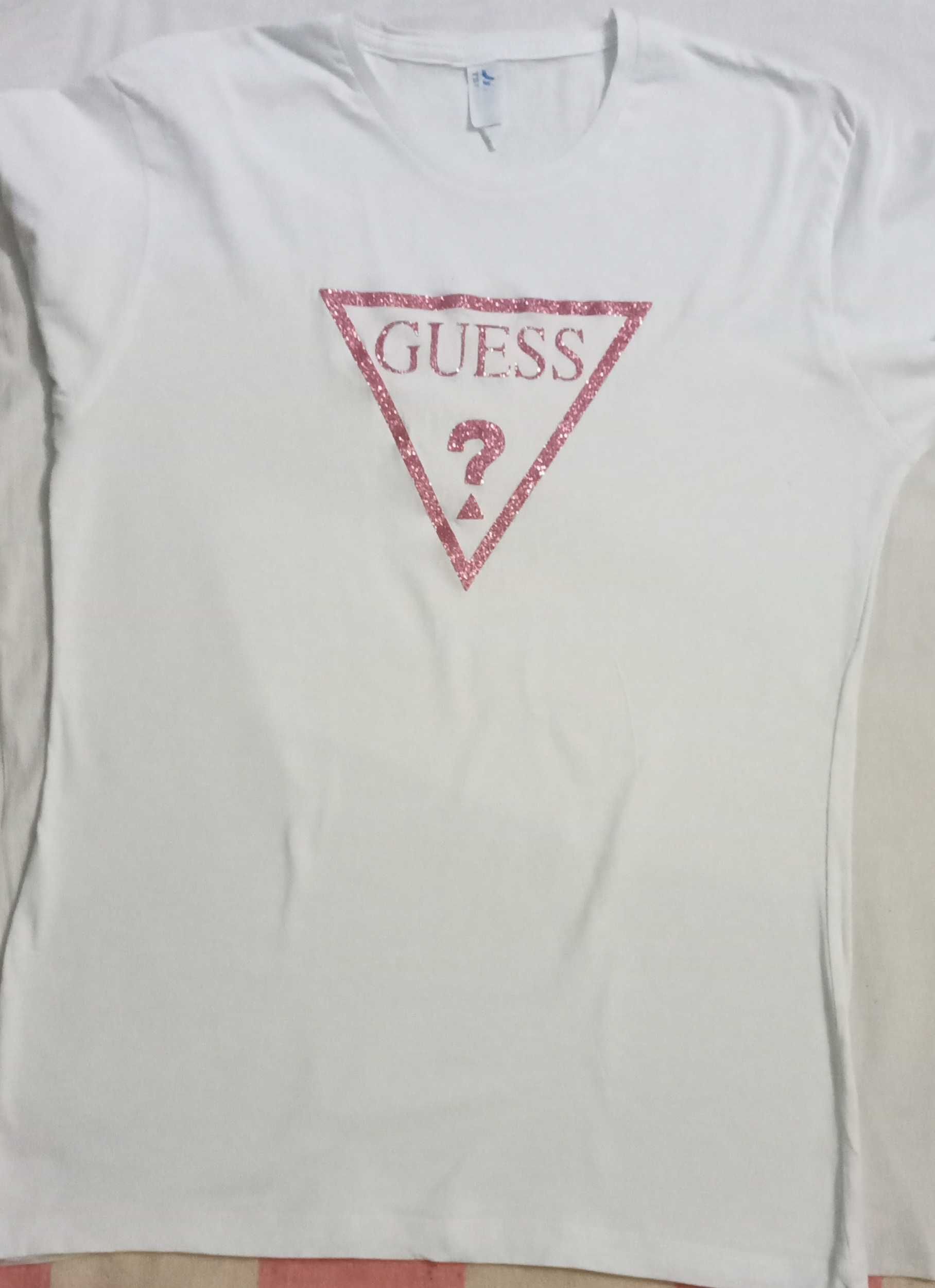 Жіноча біла футболка Jhk Guess