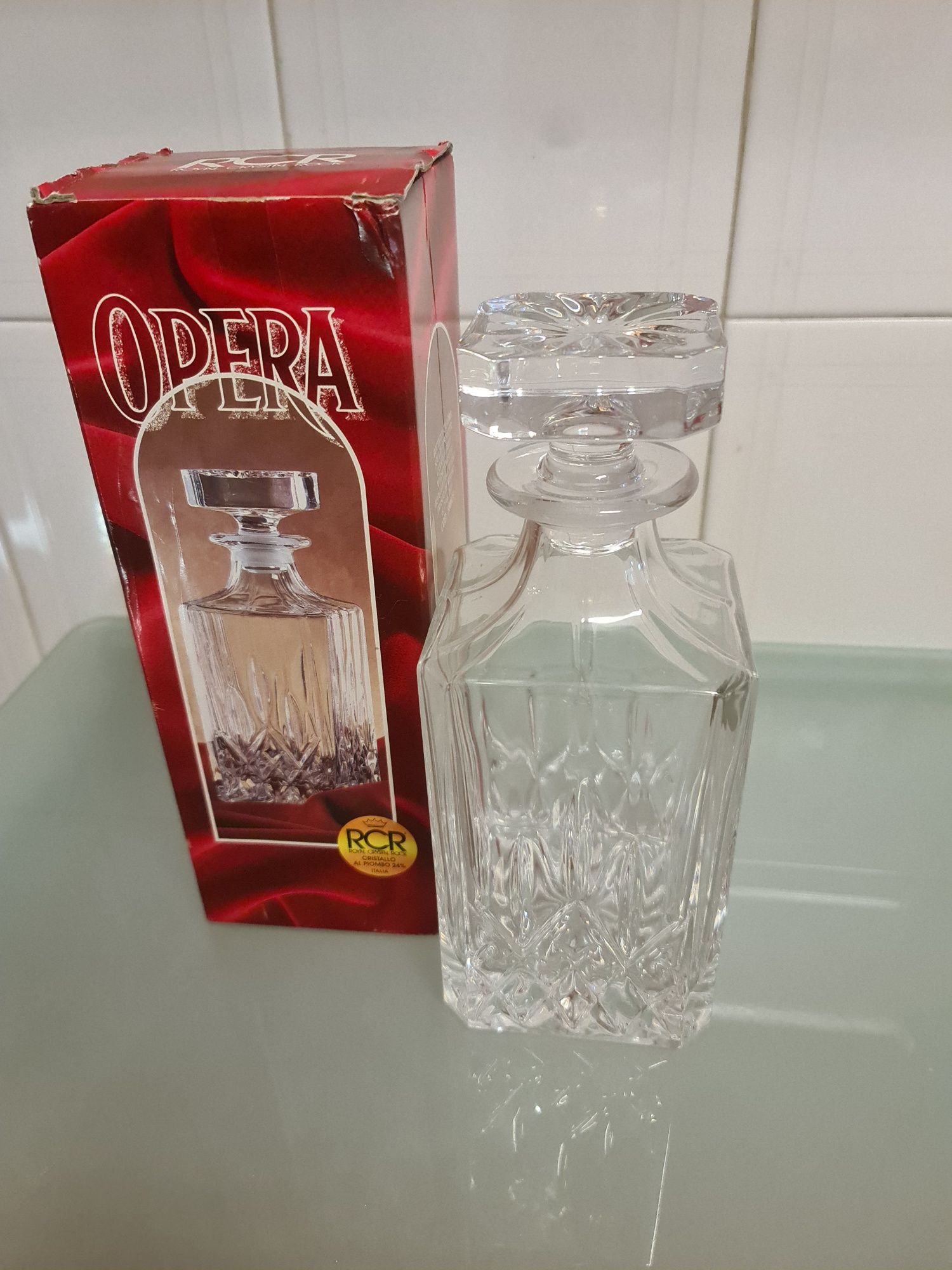 Garrafa de cristal