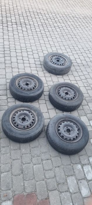 Sprzedam felgi 13 cali 4x100 wraz z oponami od OPLA