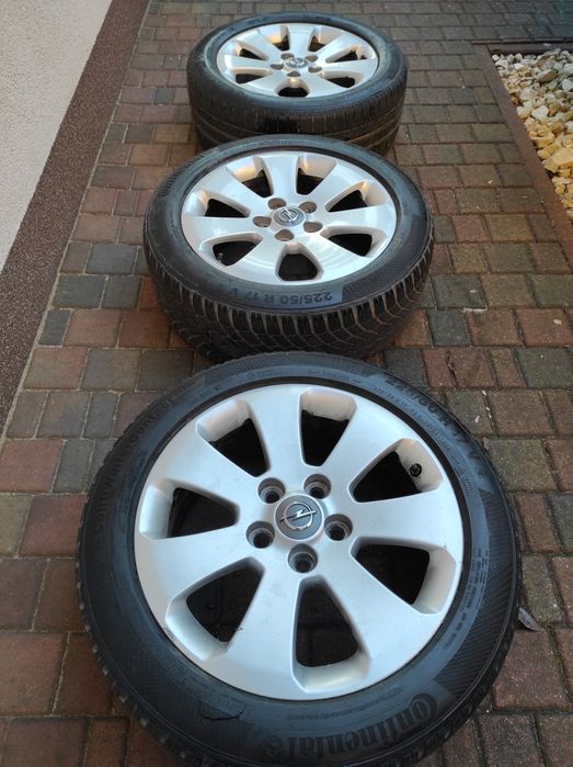 Koła, felgi aluminiowe, rozm. 17, wielosezon