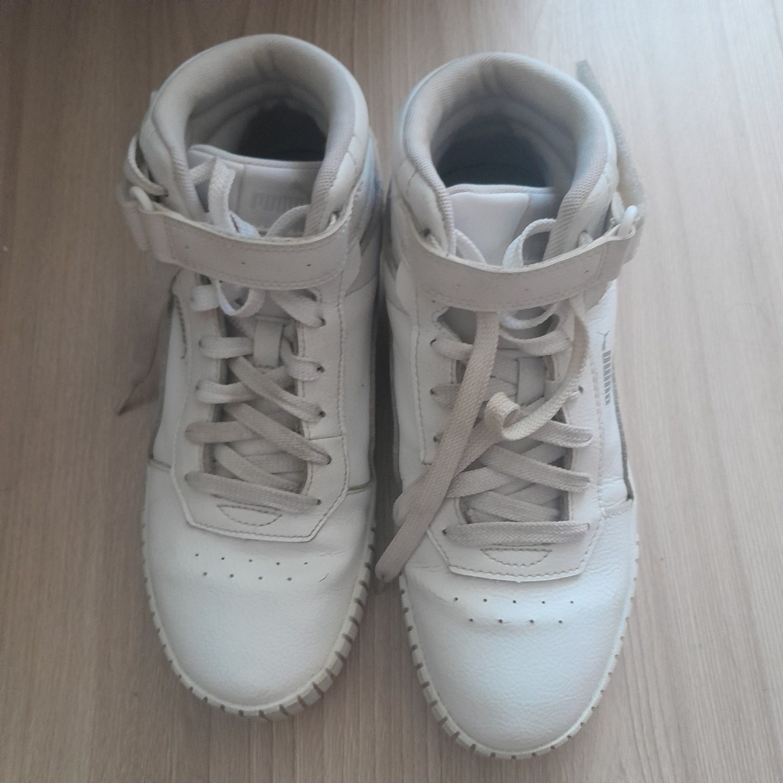 Buty puma adidasy wysokie 39 białe