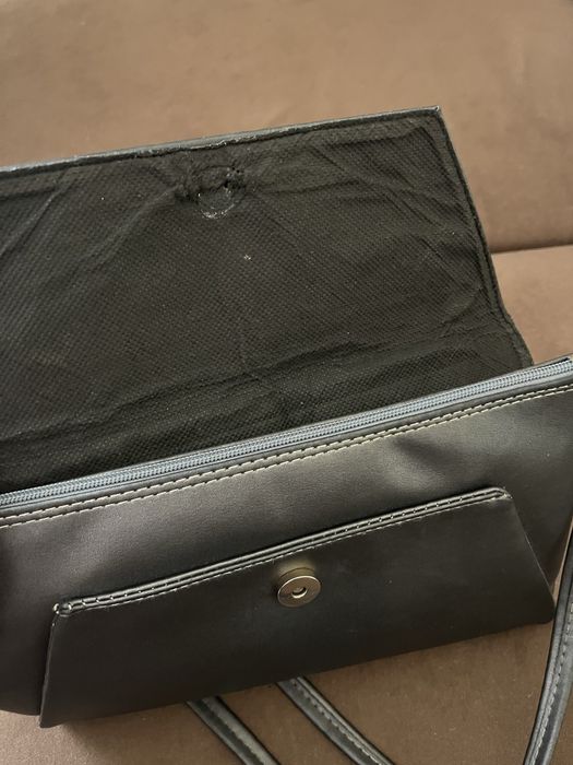 Szara torebka kopertówka ZARA