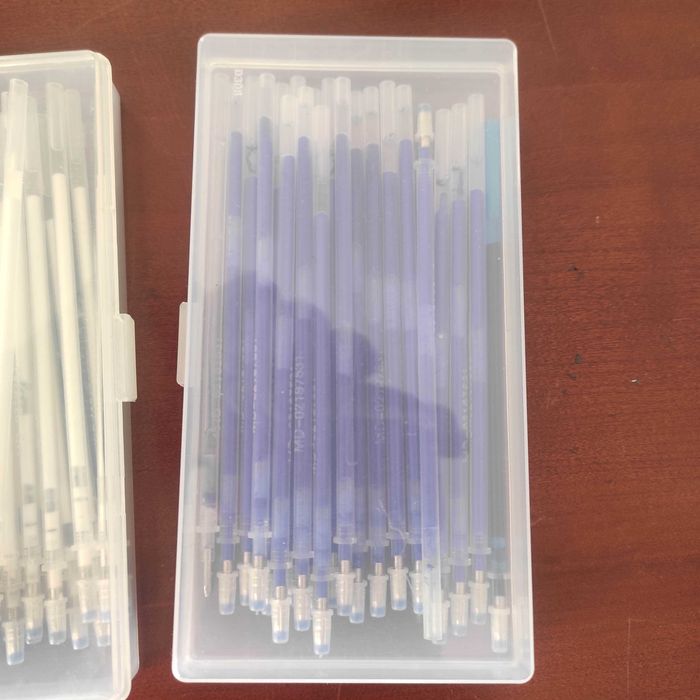 Recargas de caneta tinta apagável c/ calor para costura 128 unidades