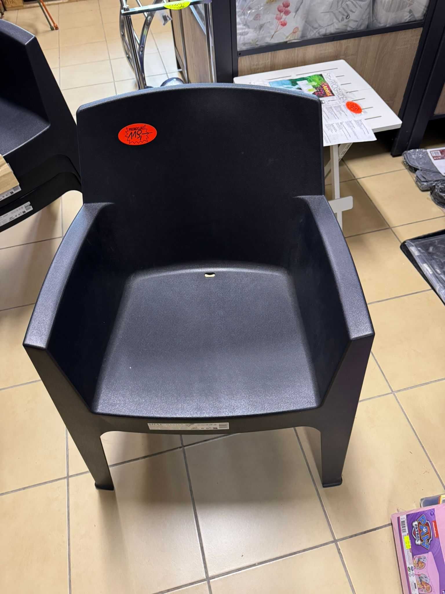 Shaf Master krzesło ogrodowe z możliwością układania w stos, antracyt
