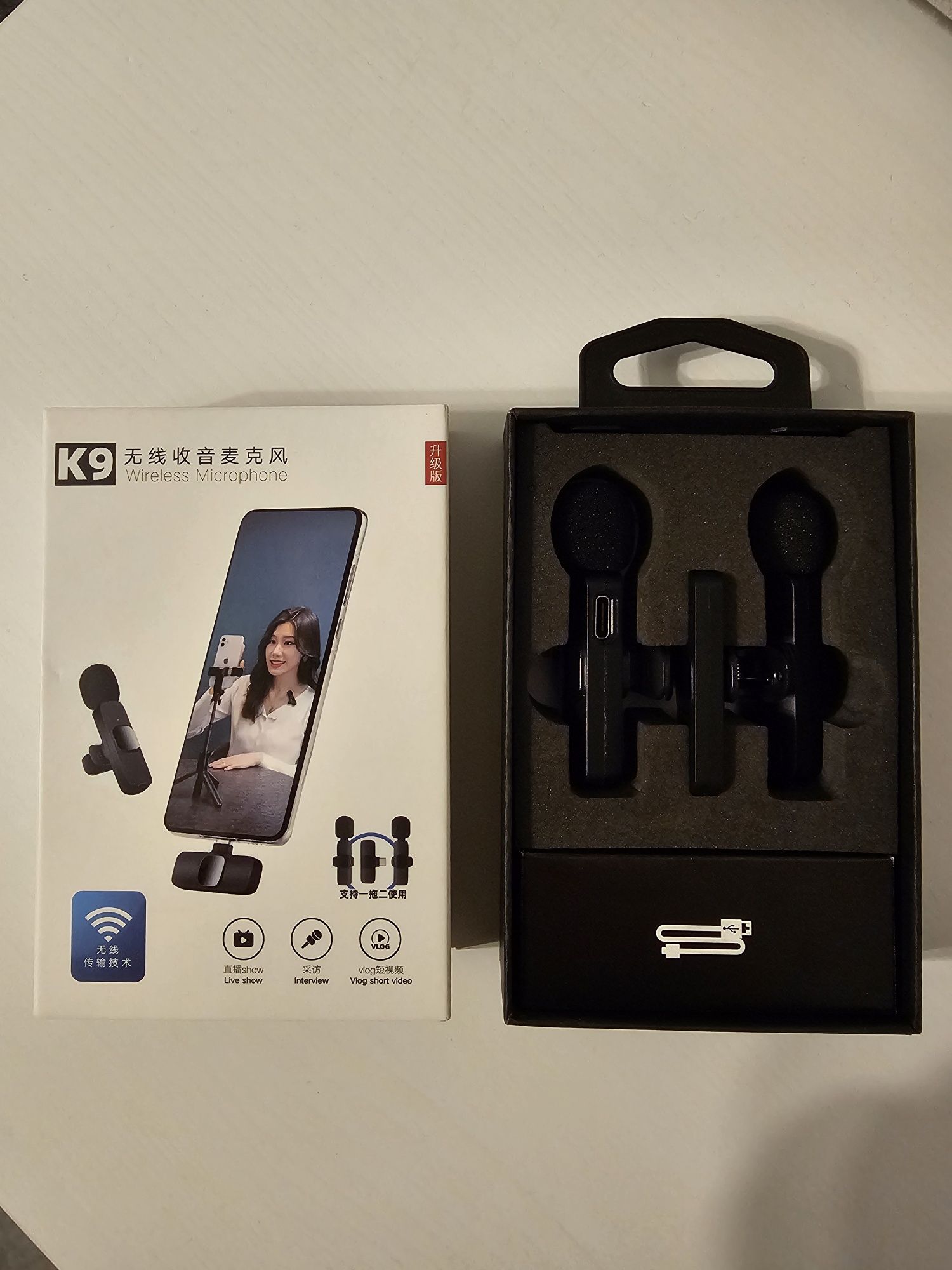 Mikrofon bezprzewodowy K9 USB C
