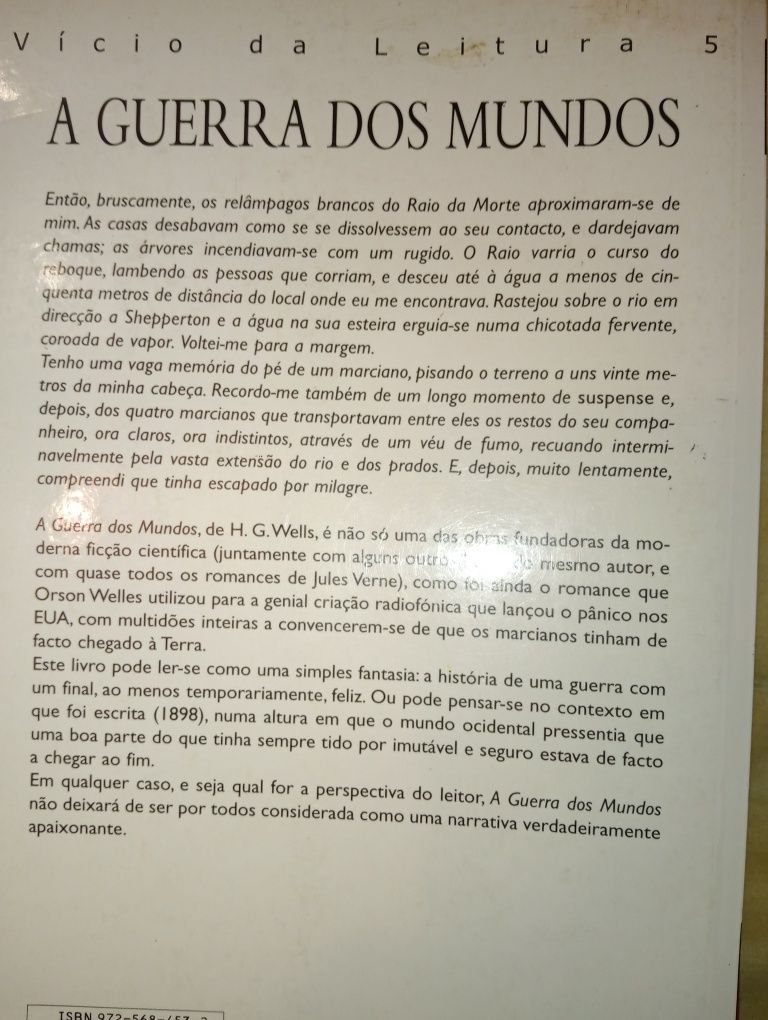 A guerra dos mundos H G Wells