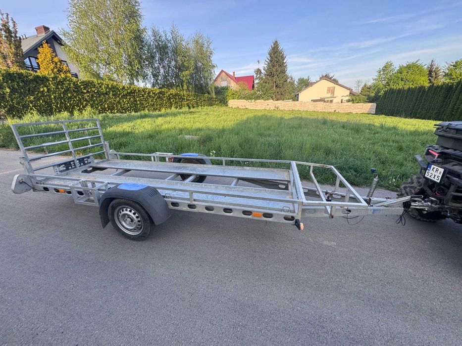 Przyczepka WIOLA W600 - na dwa quady z najazdem. DMC 750kg