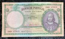 Numismatica notas de 20 Escudos