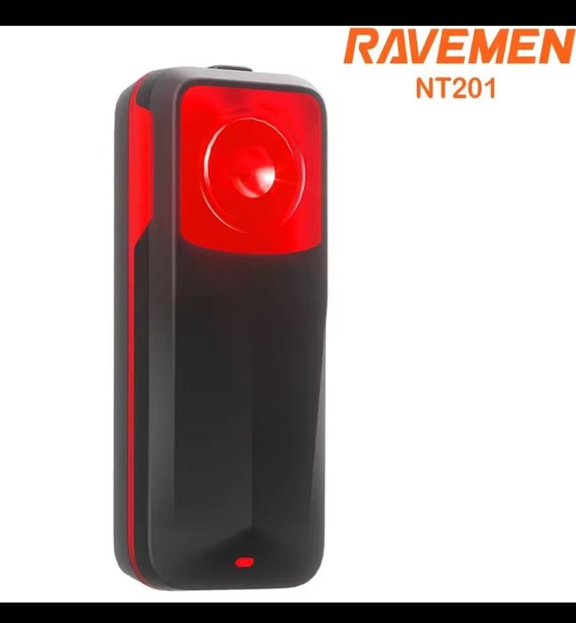 Radar rowerowy Ravemen NT201 / inteligentna lampka tylna  wykrywająca