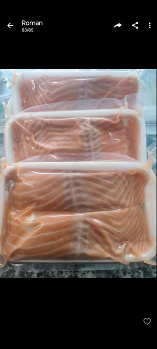 Реалізуємо лососеві слайси 0.5кг