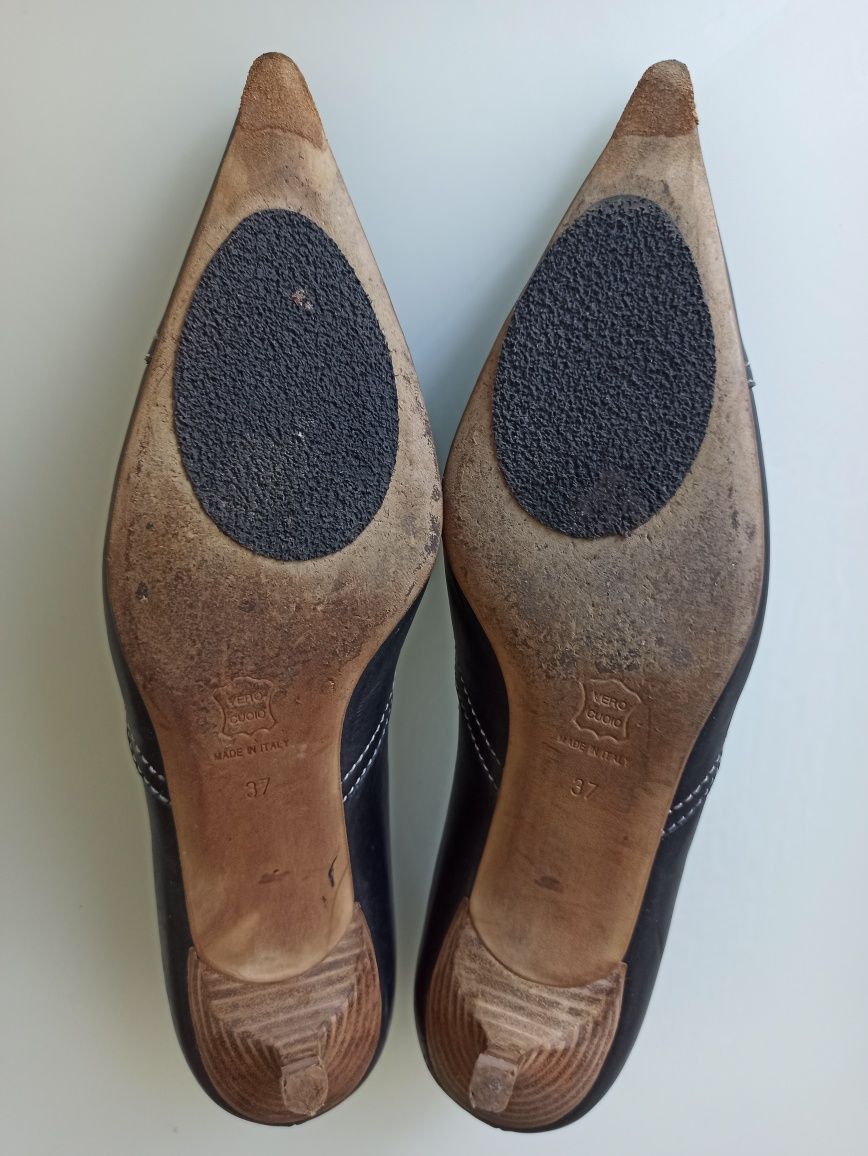 Sapatos Senhora em pele italiana n 37 sebastian milano