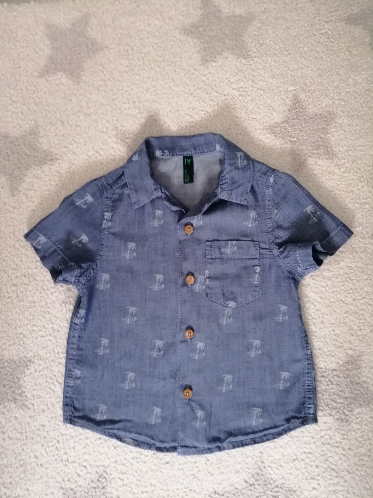 Camisa de manga curta, Benetton, 1 ano