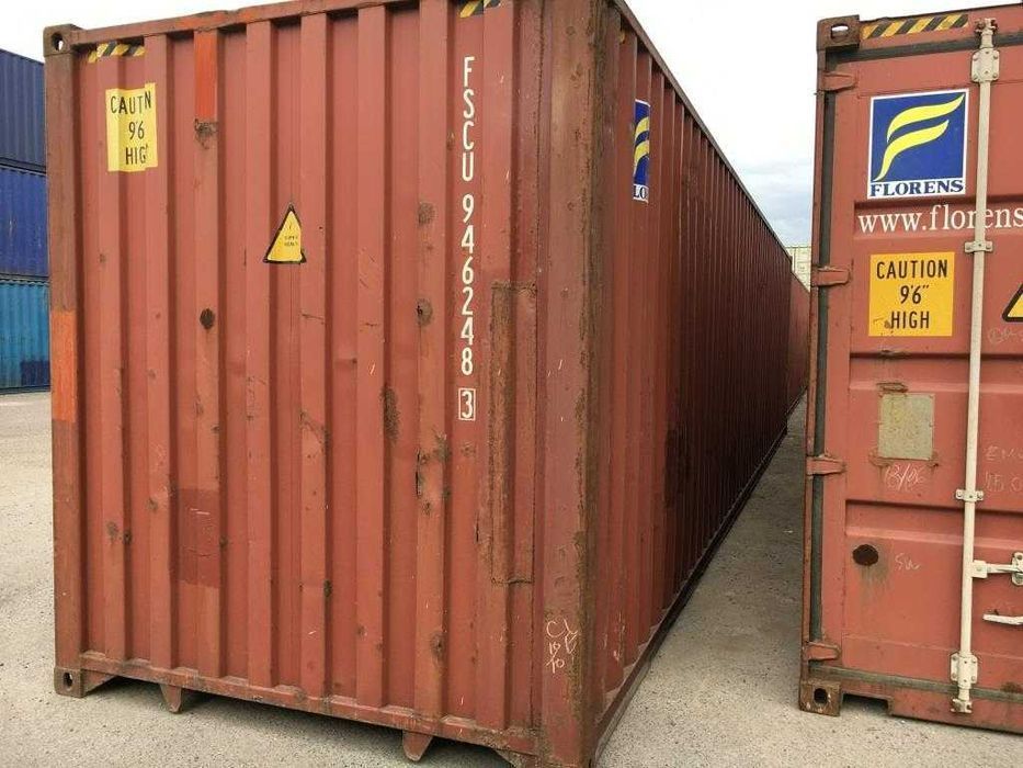 Kontener morski magazynowy budowlany 40 HC używany – TS-CONT