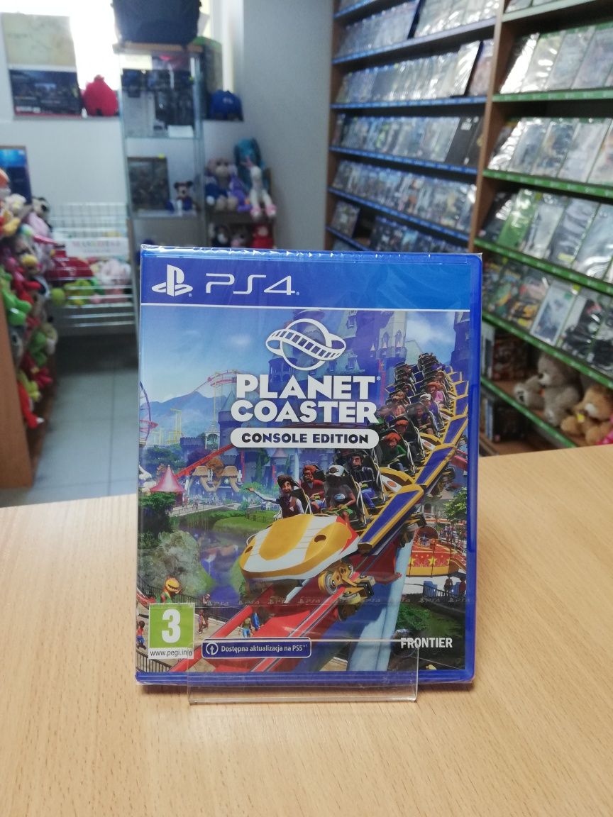 PS4 PS5 Planet Coaster Console Edition Nowa Folia Playstation 4