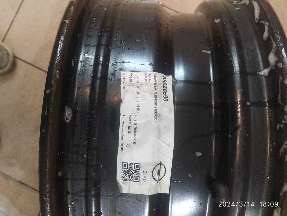 Felgi stalowe opel peugeot 4/108/16 et 20 kołpaki