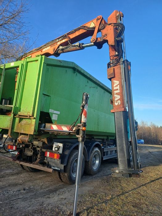 Atlas 105.2 hds Żuraw hiab dżwig sterowanie radiowe chwytak