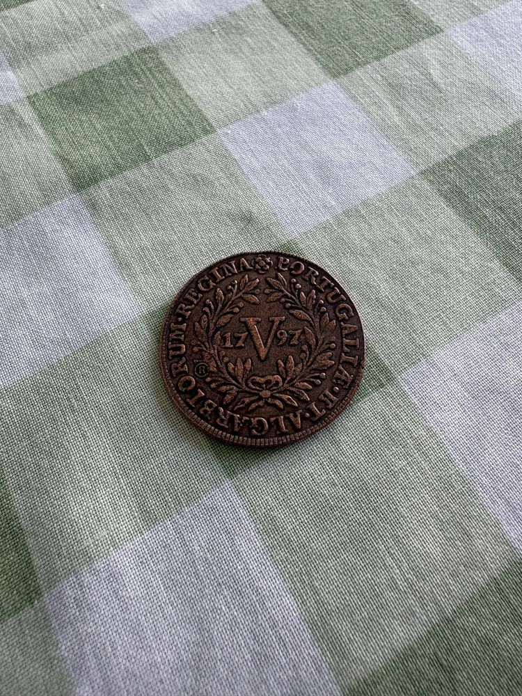 Moeda de V reis D. Maria I 1797