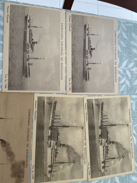 Album de selos e postais companhia colonisl de navegacao