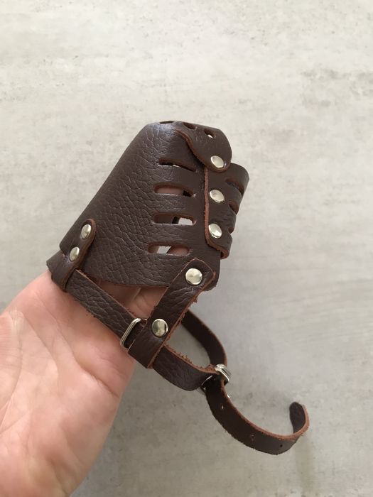 Намордник собачий шкіряний