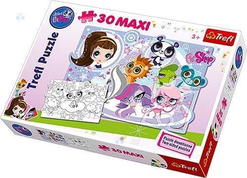 Puzzle dwustronne LITTLEST PET SHOP 30 maxi puzzle