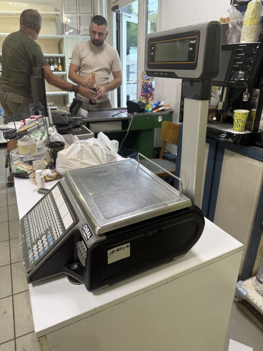 Продам торгове обладнання. Вага dibal 525м з чекопринтером фасувальна