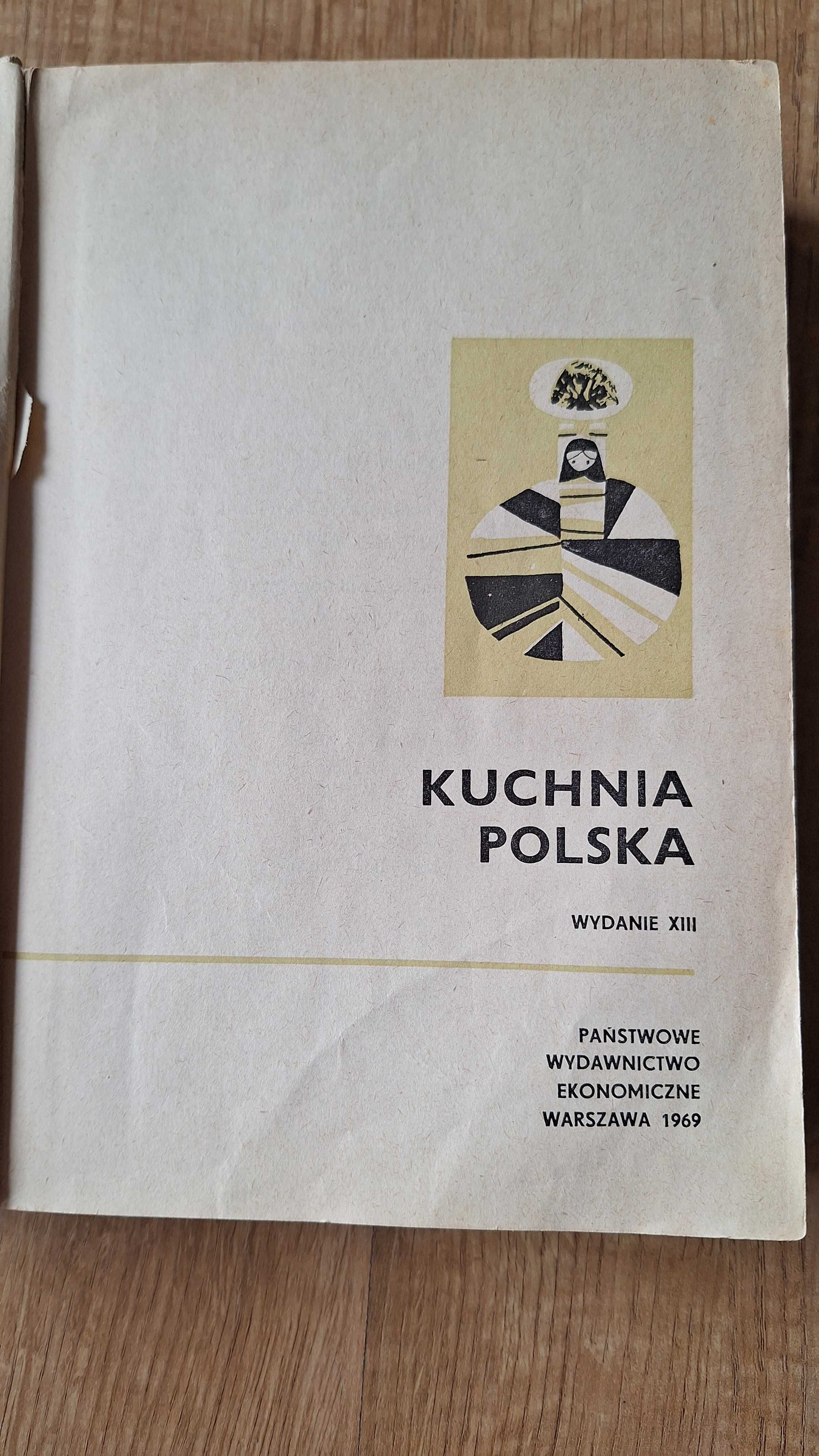 Kuchnia Polska wyd. XIII PWE 1969 książka kucharska KRAKÓW