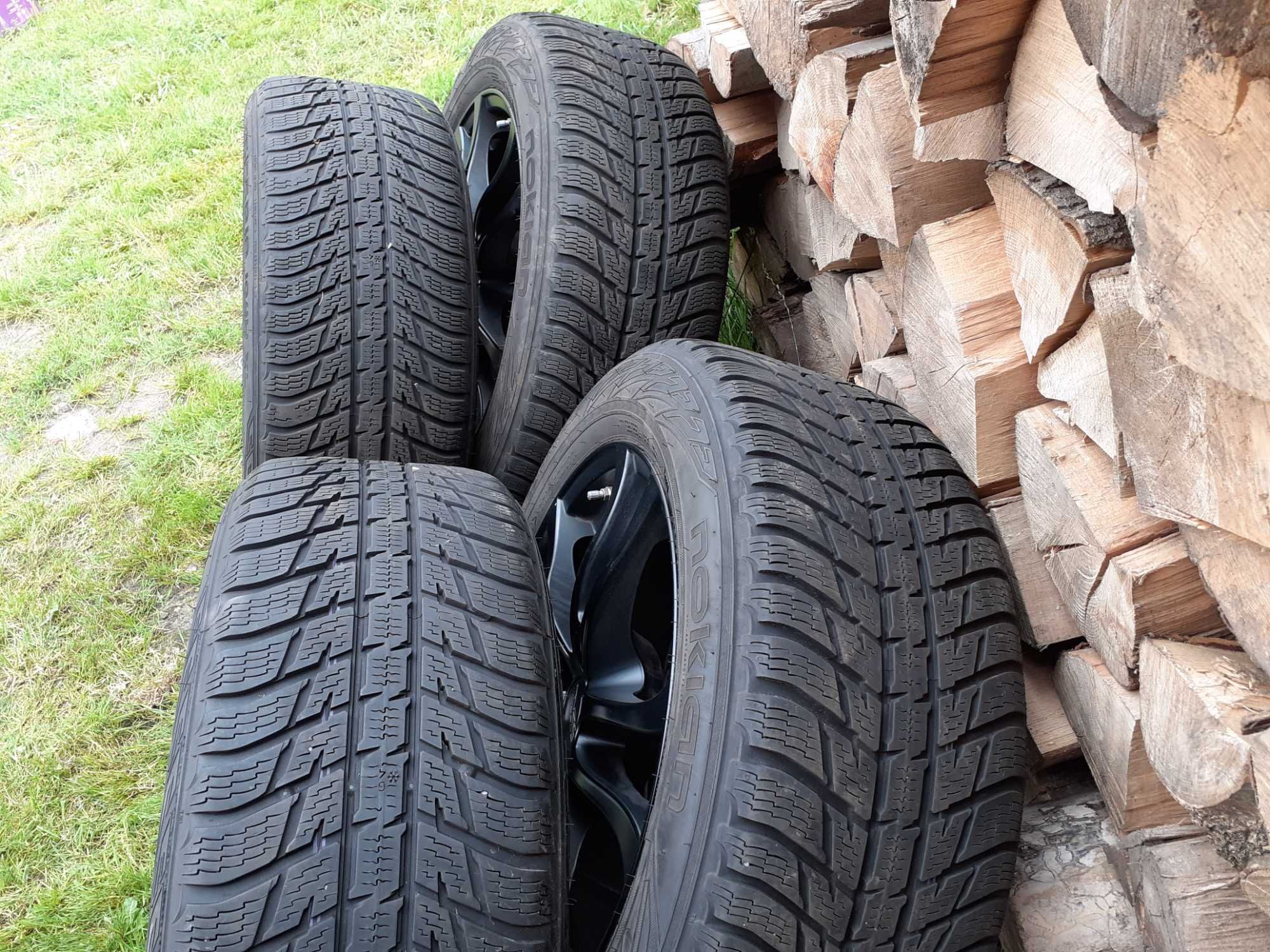 Alufelgi Felgi 18 5x112 ANZIO 8Jx18 ET40 Opony Zimowe NOKIAN SUV OPIS