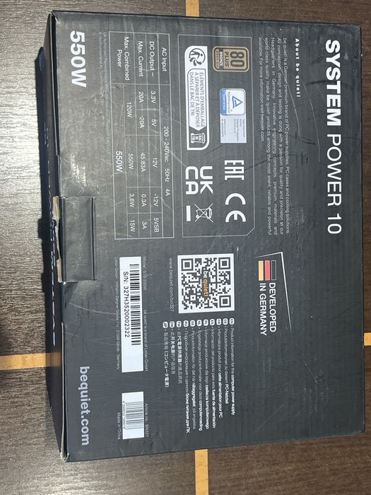 Zasilacz be quiet! System Power 10 550w