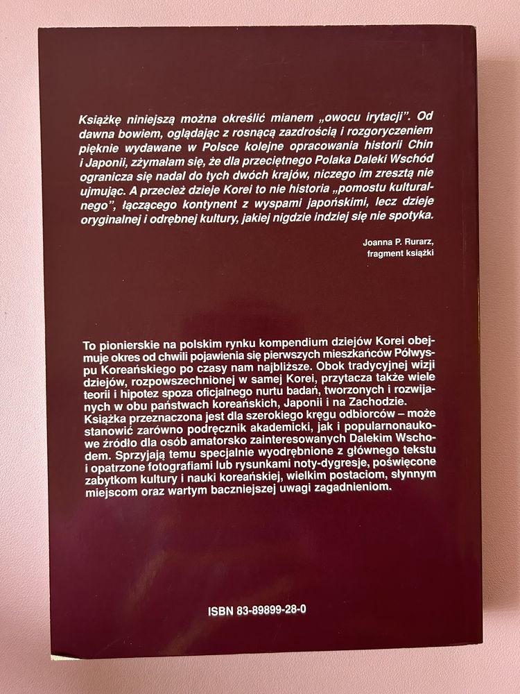 Historia Korei Joanna P. Rurarz