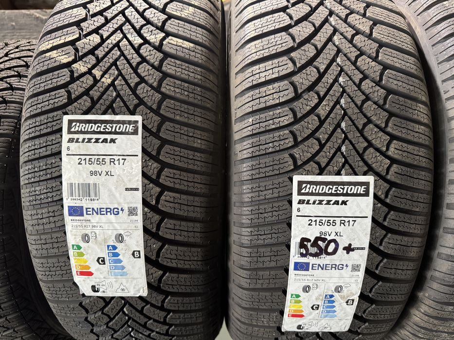 4x 215/55r17 Bridgestone Blizzak 6 , NOWE !